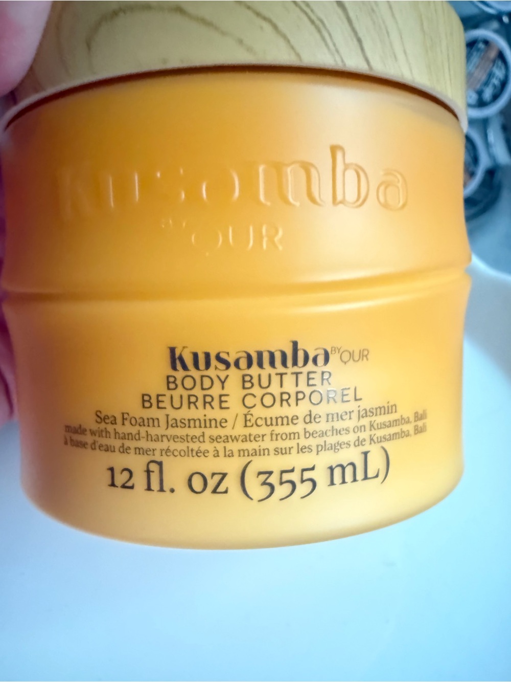 Kusamba Sea Foam Jasmine Body Butter - Orange